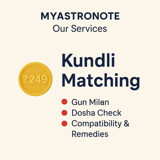 Kundli Matching (Gun Milan + Compatibility Report + Remedies)